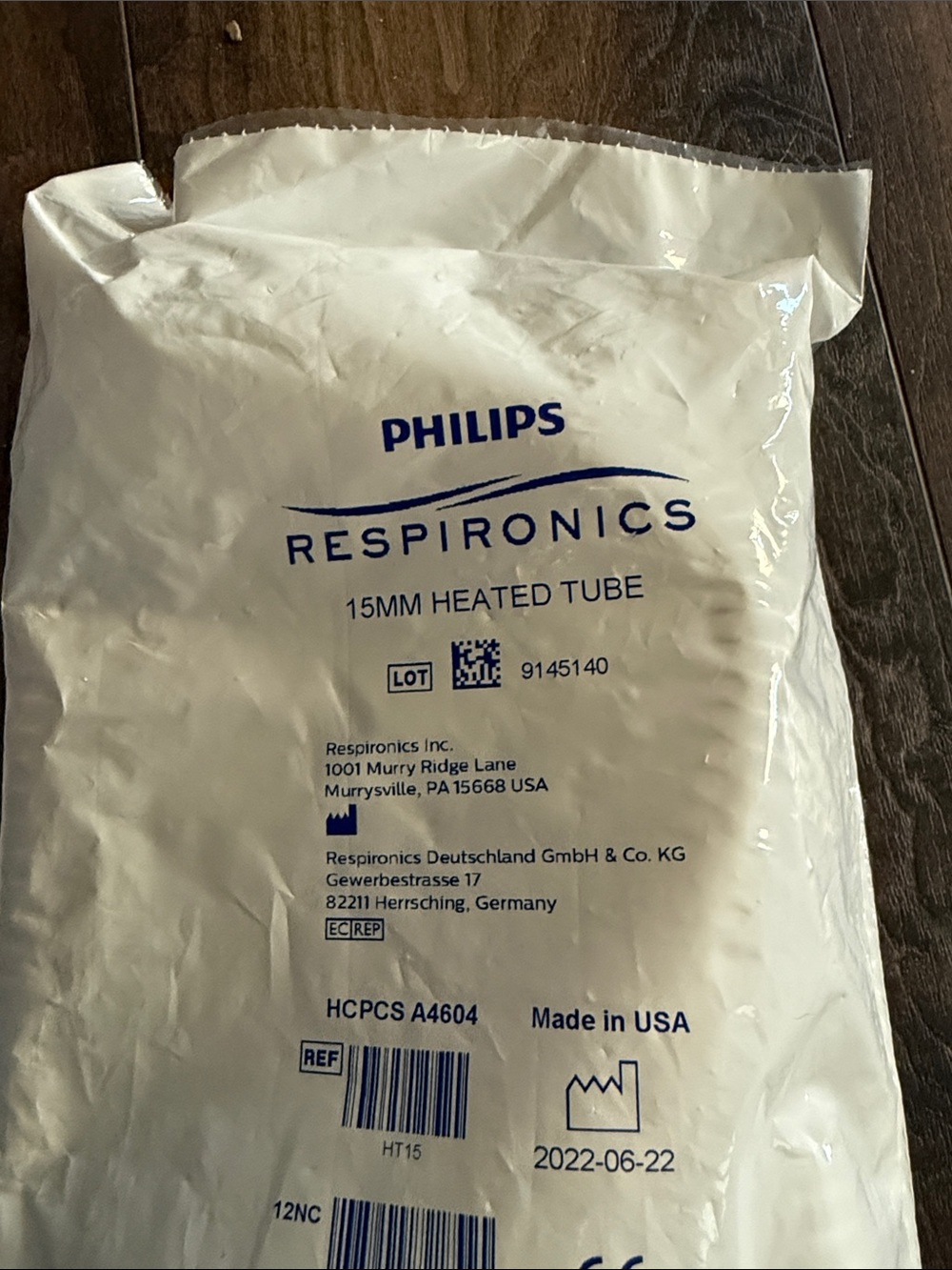 Philips Respironics 15MM Heated Tube CAPA - Picture 2 of 3